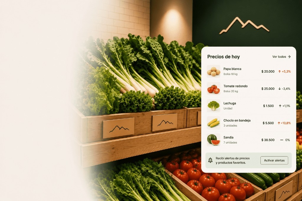 Explorá el mercado y consultá precios de frutas y hortalizas en Mendoza